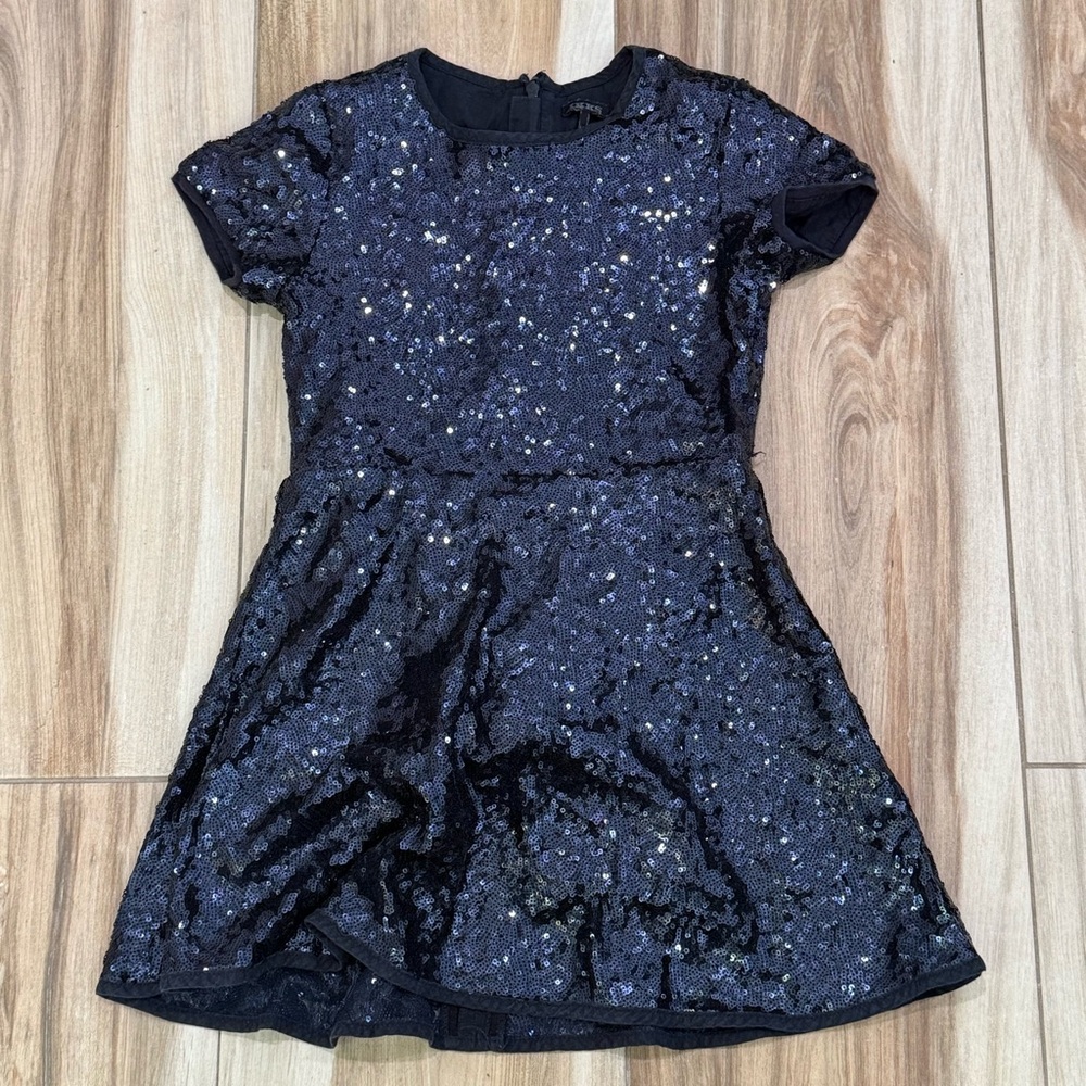 Ikks Midnight Sequin Kids Dress